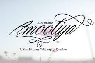 Amooliya: A Brush Script for Modern, Feminine Design