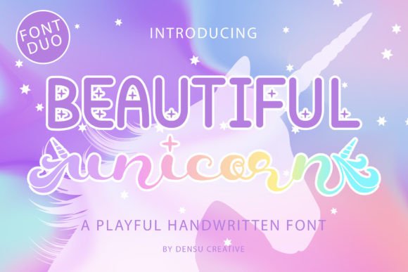 Beautiful Unicorn: A Font Duo for Magical Design Projects