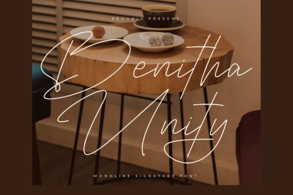 Benitha Unity: Crafting Brand Identity with a Monoline Signature