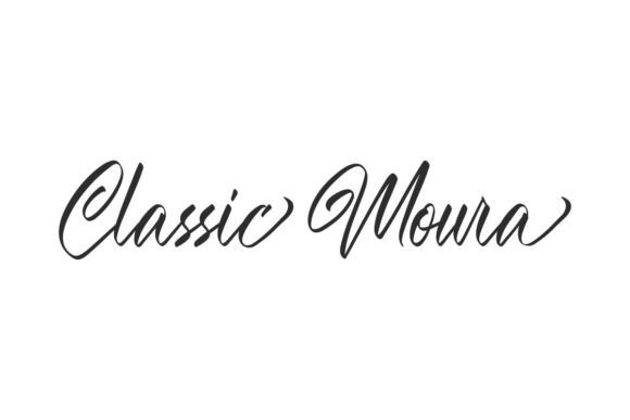 Classic Moura: Elevating Your Brand with Elegant Script Typography