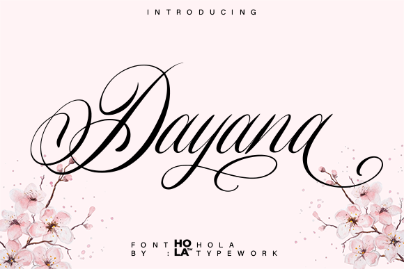 Dayana: The Stylish Script Font for Modern Brands