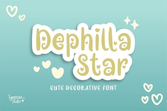 Dephilla Star: A Handwritten Font That Sparkles with Personality