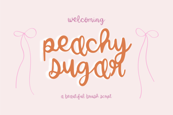 Discovering Peachy Sugar: A Font with Handmade Charm