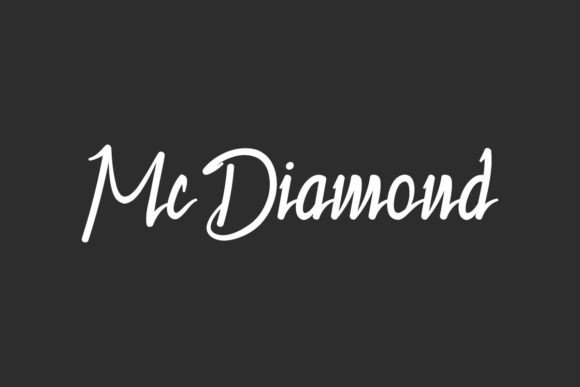Mc Diamond: Where Script Sophistication Meets Handwritten Warmth
