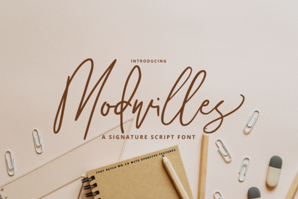 Modwilles: The Elegant Script Font for Modern Designers