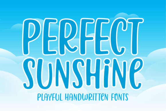 Perfect Sunshine: A Whimsical Font for Playful Projects