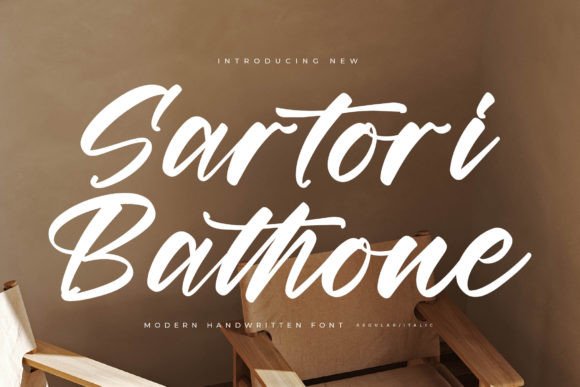 Sartori Bathone: A Luxury Script Font for Modern Design