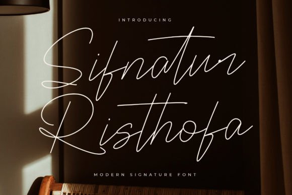 Sifnatur Risthofa: A Modern Script for Elegant Branding