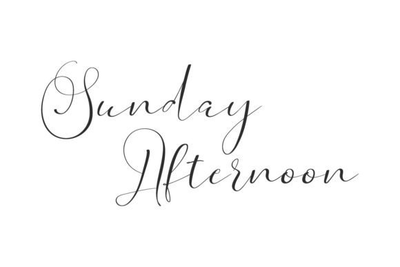 The Enduring Charm of the Sunday Afternoon Font