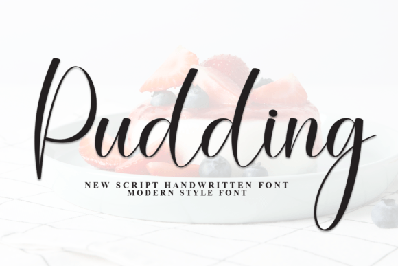 The Pudding Font: A Stylish Script for Modern Designs