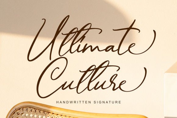 Ultimate Culture: A Modern Calligraphy Typeface for Impact