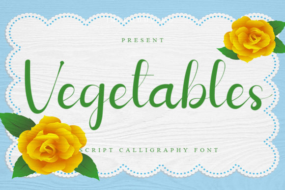 Vegetables: A Script Font for Modern, Elegant Design