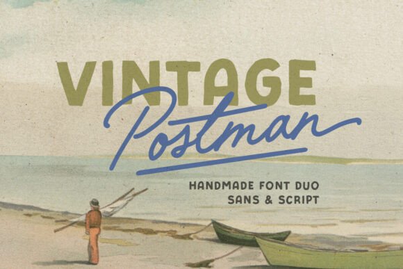 Vintage Postman: A Font Duo for Authentic Retro Design