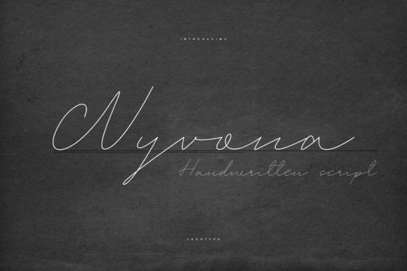 Wyvona: The Handwritten Script Font for Authentic Brands